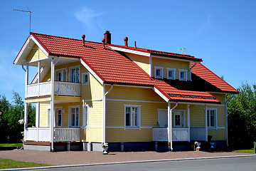 Image showing Scandinavian private house