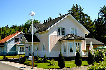 Image showing Scandinavian private house