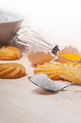 Image showing making baking cookies