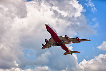 Image showing Large passenger aircraft