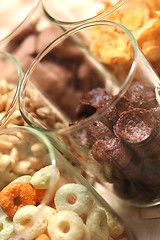 Image showing a mix of breakfast cereals