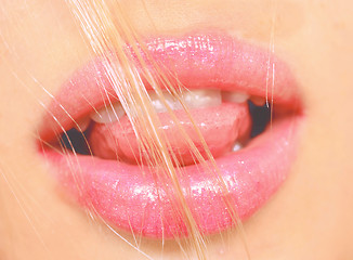 Image showing lips