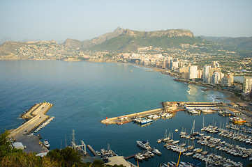 Image showing Calpe harbor