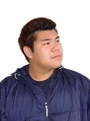 Image showing Asian teenage boy - proud