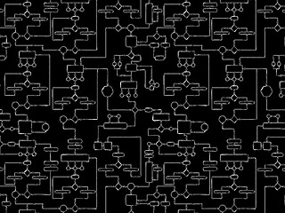 Image showing Drawing on the blackboard - scheme