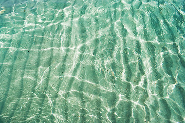 Image showing Transparent sea