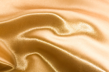 Image showing Golden satin