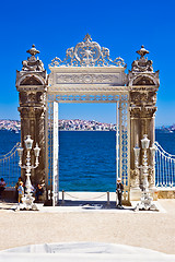 Image showing Dolmabahce gate