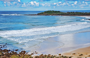 Image showing beach at yamba