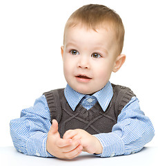 Image showing Portrait of a cute little boy