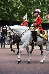 Image showing Trooping of the Colour Queen's Birthday in London