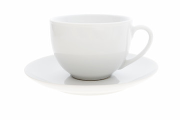 Image showing White coffe cup