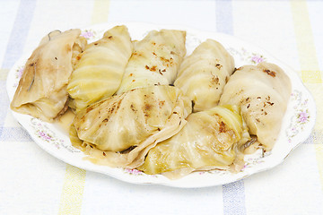 Image showing Stuffed cabbage rolls