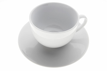 Image showing White coffe cup