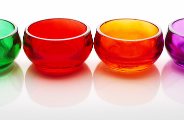 Image showing Colored cups