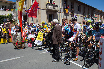 Image showing Cyclists