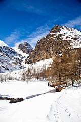 Image showing Sunny day on Alps