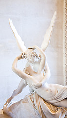 Image showing Psyche revived by Cupid kiss