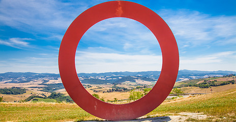 Image showing Tuscany panoramic view