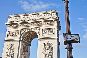 Image showing Paris - Arc de Triomphe