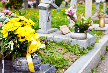 Image showing Cemetery architecture - Europe