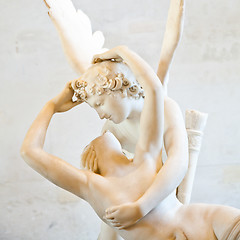 Image showing Psyche revived by Cupid kiss