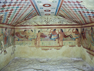 Image showing Etruscan tomb