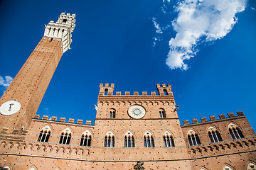 Image showing Siena - Palazzo Comunale, Italy