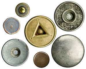 Image showing Jeans buttons 