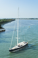 Image showing sailing boat