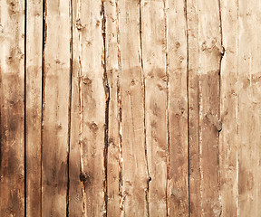 Image showing Wooden wall