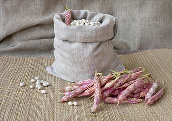 Image showing Beans in  the sack