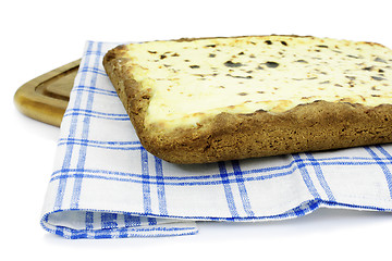 Image showing Cheesecake made â€‹â€‹from rye flour