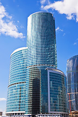 Image showing high business skyscrapers