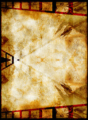 Image showing Film frame grunge background