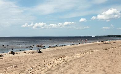 Image showing wild beach