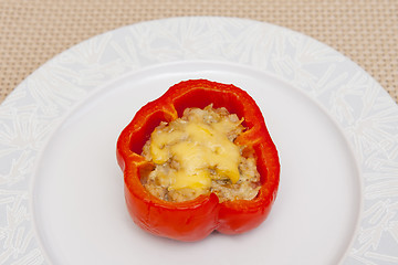 Image showing Stuffed pepper