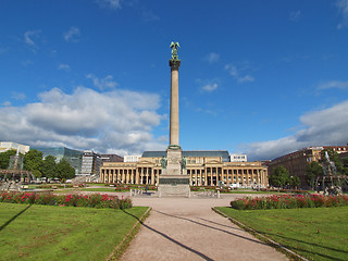 Image showing Schlossplatz (Castle square), Stuttgart