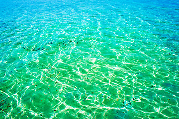 Image showing green sea