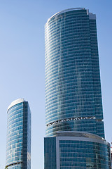 Image showing two high scyscrapers