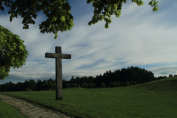 Image showing Forest cemetery