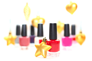 Image showing Nail polish - new year party makeup