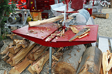 Image showing Wood splitter
