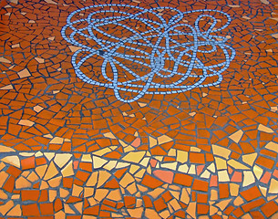 Image showing Orange mosaic