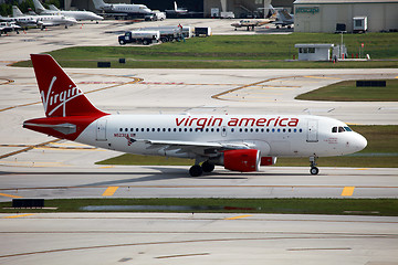 Image showing Virgin America Airbus A319