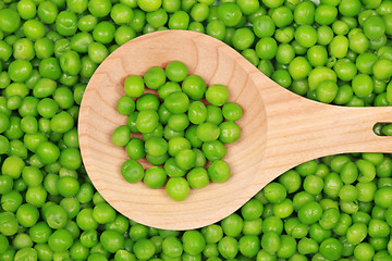 Image showing Green peas