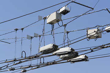 Image showing overhead lines