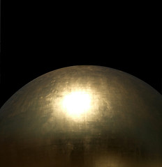 Image showing golden globe