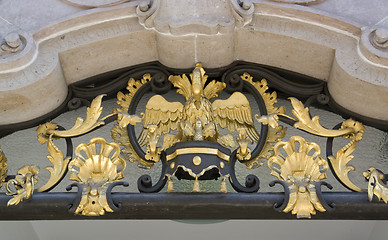Image showing golden ornament