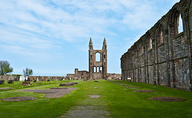 Image showing St Andrews cathedral